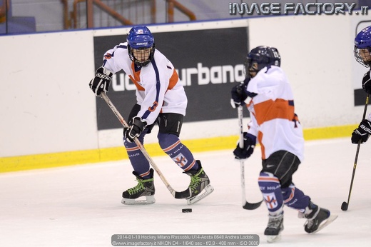 2014-01-18 Hockey Milano Rossoblu U14-Aosta 0648 Andrea Lodolo